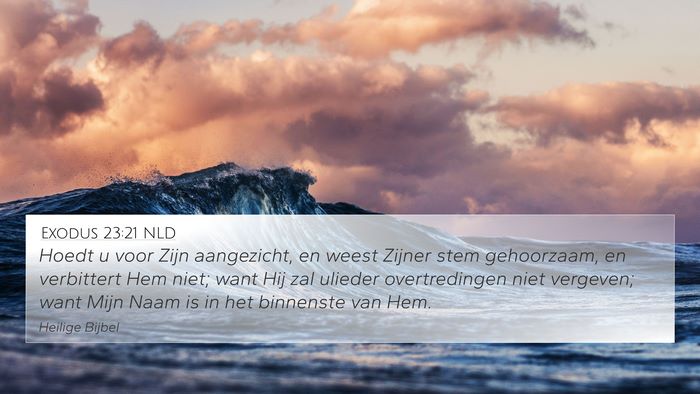 Exodus 23:21 NLD Bible Verse Image