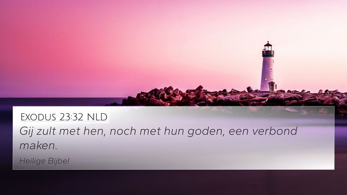 Exodus 23:32 NLD Bible Verse Image
