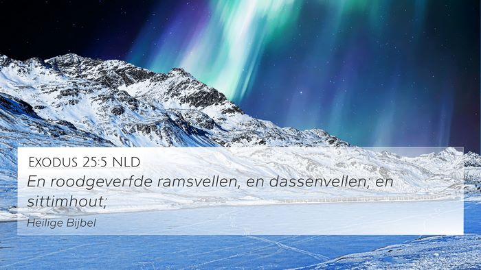 Exodus 25:5 NLD Bible Verse Image