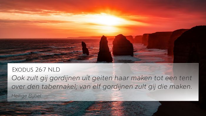 Exodus 26:7 NLD Bible Verse Image