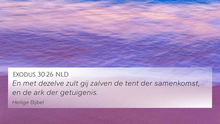 Exodus 30:26 NLD Bible Verse Image