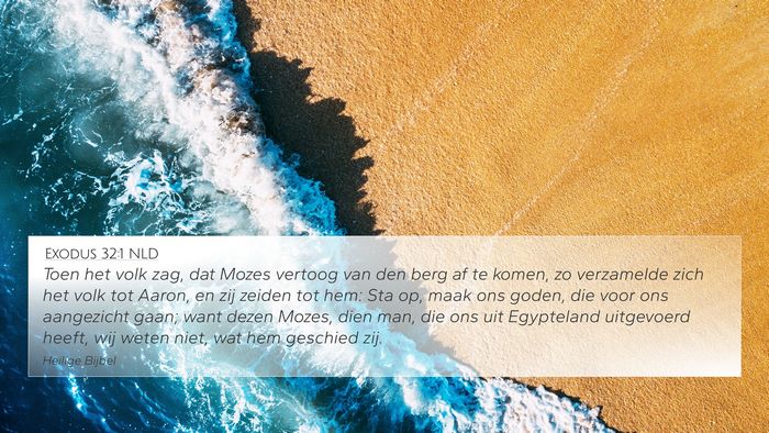 Exodus 32:1 NLD Bible Verse Image