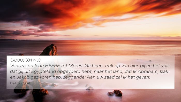 Exodus 33:1 NLD Bible Verse Image