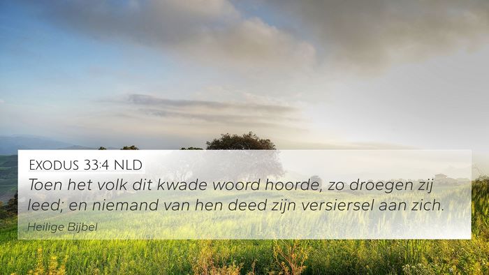 Exodus 33:4 NLD Bible Verse Image