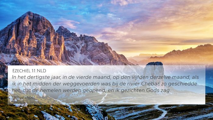 Ezechiël 1:1 NLD Bible Verse Image