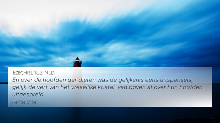 Ezechiël 1:22 NLD Bible Verse Image