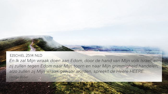 Ezechiël 25:14 NLD Bible Verse Image