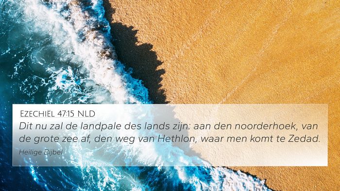 Ezechiël 47:15 NLD Bible Verse Image