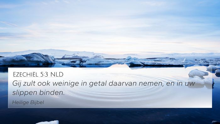 Ezechiël 5:3 NLD Bible Verse Image
