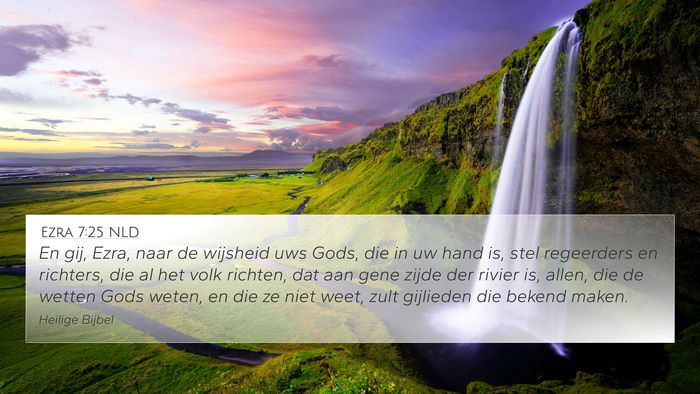 Ezra 7:25 NLD Bible Verse Image