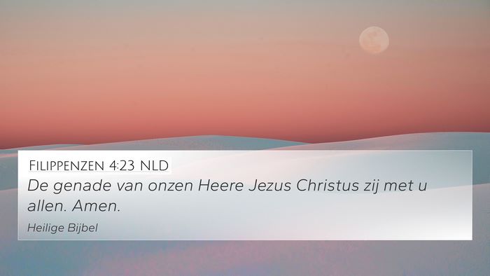 Filippenzen 4:23 NLD 4K Wallpaper - De genade van onzen Heere Jezus Christus zij met - 4K Wallpaper Bible Verse