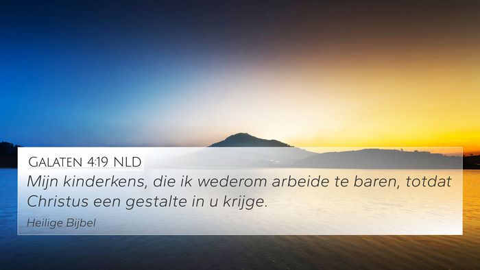 Galaten 4:19 NLD Bible Verse Image