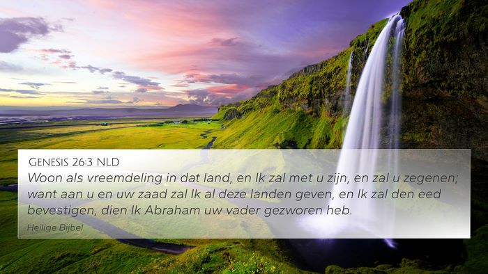Genesis 26:3 NLD Bible Verse Image
