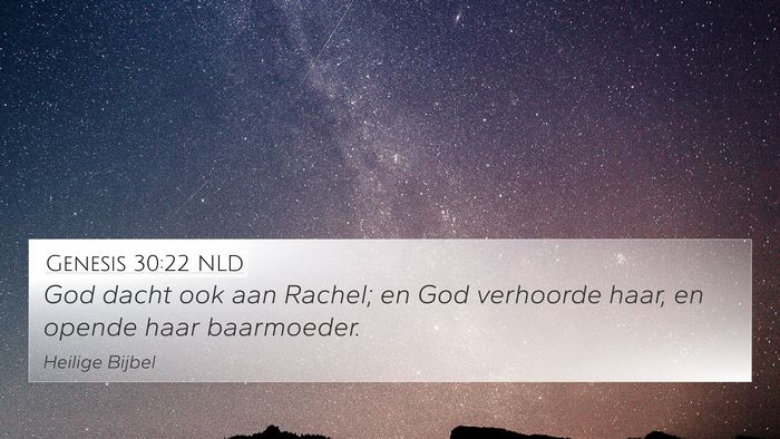 Genesis 30:22 NLD Bible Verse Image