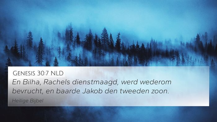 Genesis 30:7 NLD Bible Verse Image