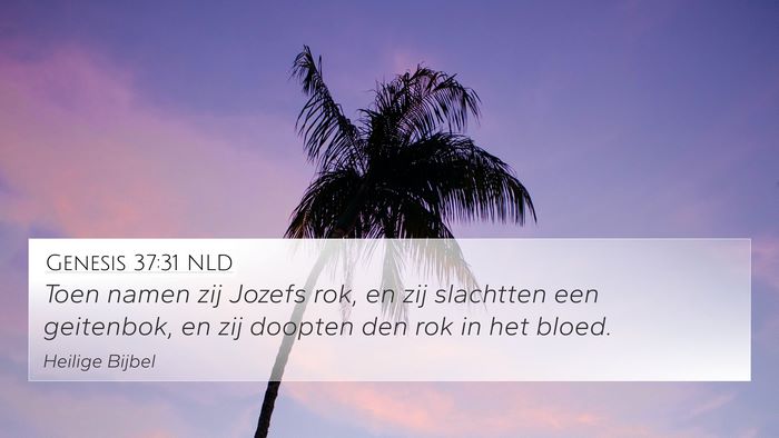 Genesis 37:31 NLD 4K Wallpaper - Toen namen zij Jozefs rok, en zij slachtten een - 4K Wallpaper Bible Verse