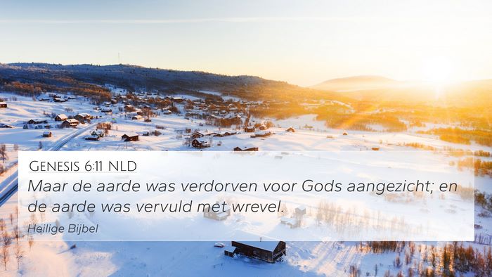 Genesis 6:11 NLD Bible Verse Image