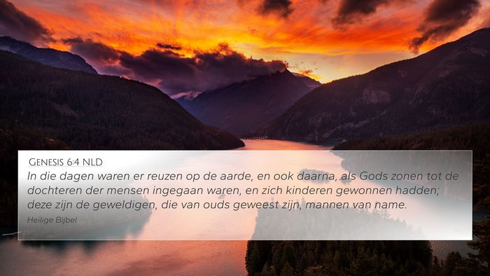 Genesis 6:4 NLD Bible Verse Image