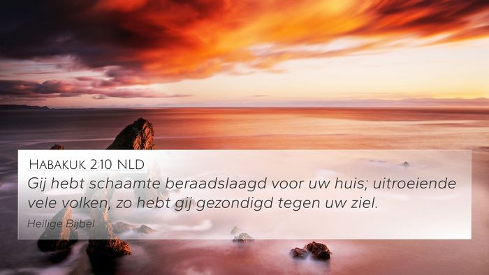 Habakuk 2:10 NLD Bible Verse Image