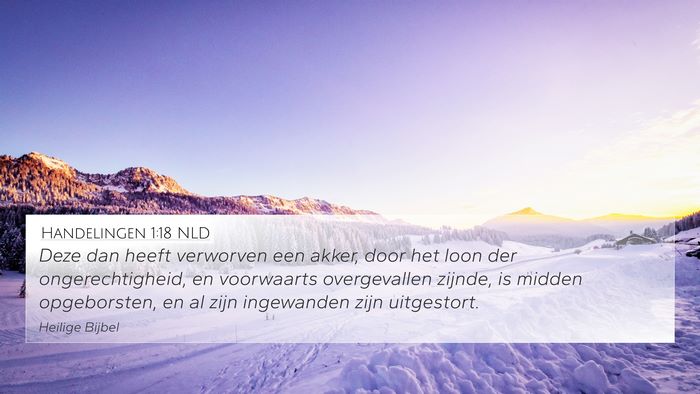 Handelingen 1:18 NLD Bible Verse Image