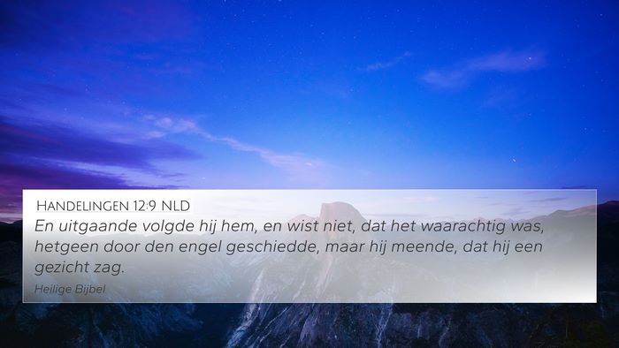 Handelingen 12:9 NLD Bible Verse Image