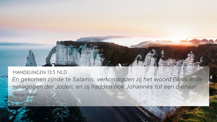Handelingen 13:5 NLD Bible Verse Image