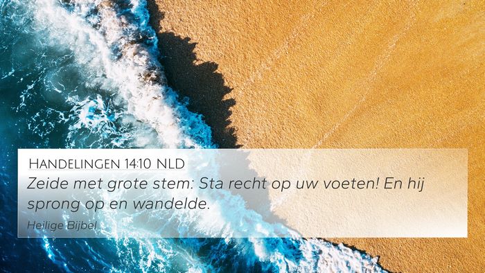 Handelingen 14:10 NLD Bible Verse Image
