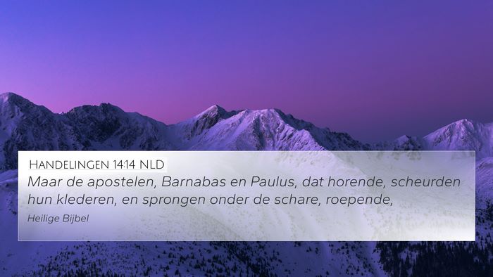 Handelingen 14:14 NLD Bible Verse Image