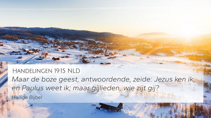 Handelingen 19:15 NLD Bible Verse Image