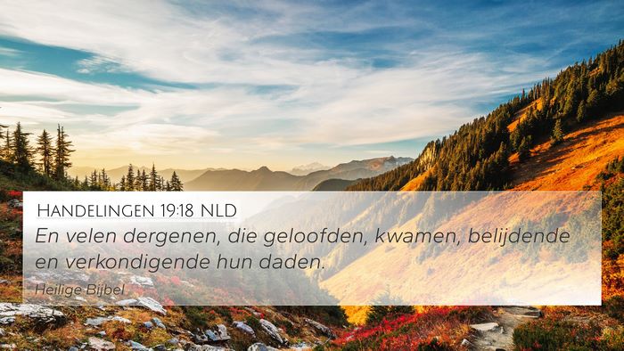 Handelingen 19:18 NLD Bible Verse Image
