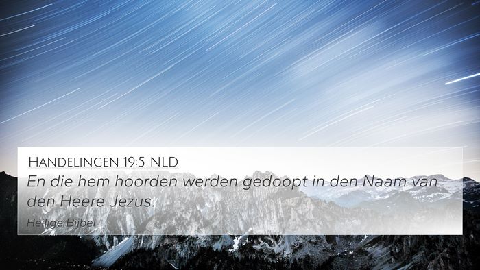 Handelingen 19:5 NLD Bible Verse Image