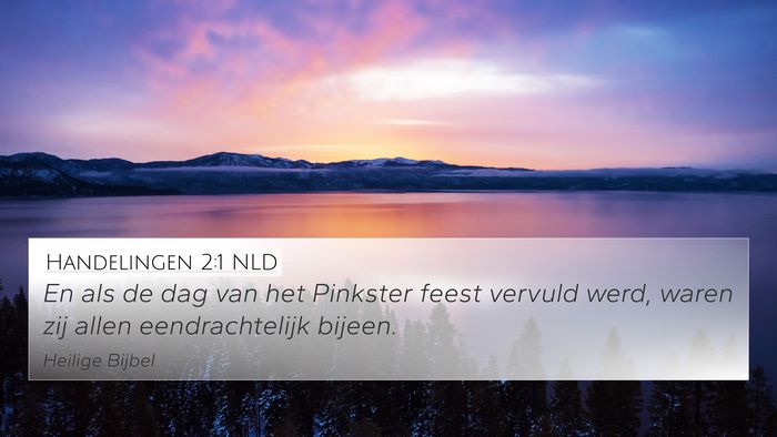 Handelingen 2:1 NLD Bible Verse Image