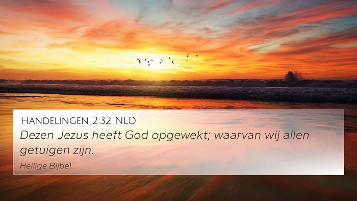 Handelingen 2:32 NLD Bible Verse Image