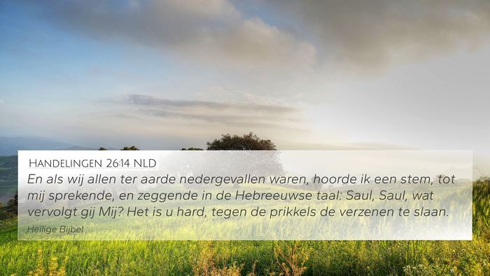 Handelingen 26:14 NLD Bible Verse Image