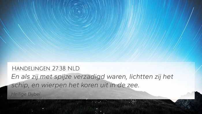 Handelingen 27:38 NLD Bible Verse Image
