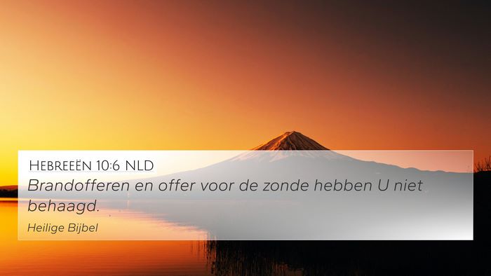 Hebreeën 10:6 NLD Bible Verse Image