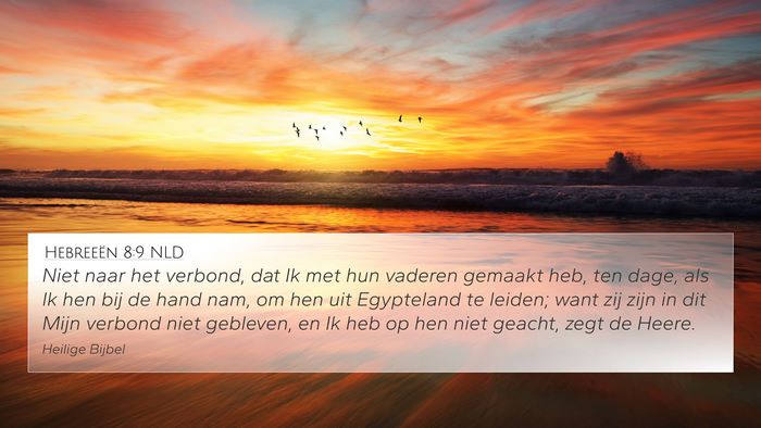 Hebreeën 8:9 NLD Bible Verse Image