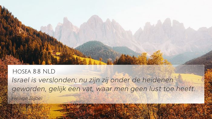 Hosea 8:8 NLD Bible Verse Image