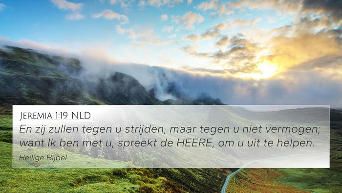 Jeremia 1:19 NLD Bible Verse Image