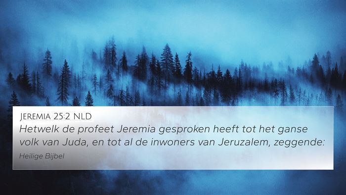 Jeremia 25:2 NLD 4K Wallpaper - Hetwelk de profeet Jeremia gesproken heeft tot - 4K Wallpaper Bible Verse