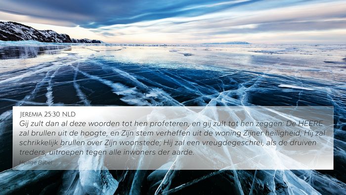 Jeremia 25:30 NLD Bible Verse Image