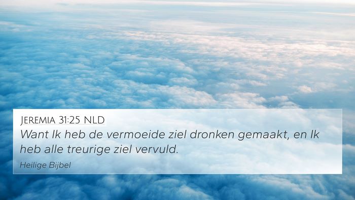Jeremia 31:25 NLD Bible Verse Image