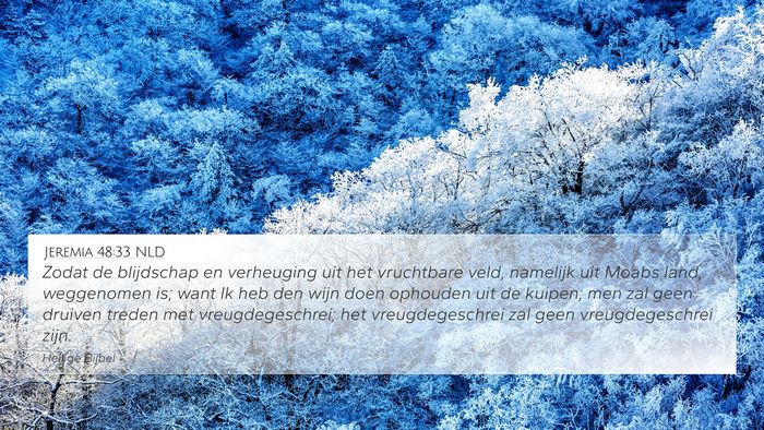 Jeremia 48:33 NLD Bible Verse Image