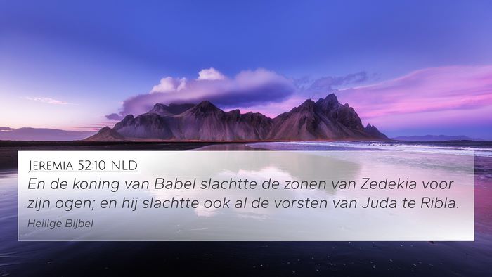 Jeremia 52:10 NLD Bible Verse Image