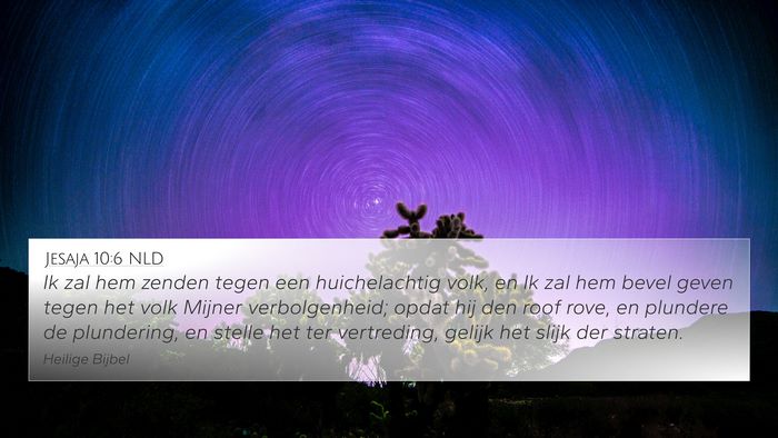 Jesaja 10:6 NLD Bible Verse Image