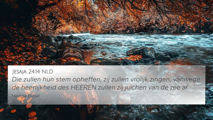 Jesaja 24:14 NLD Bible Verse Image