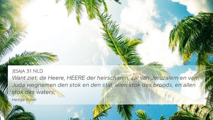 Jesaja 3:1 NLD Bible Verse Image