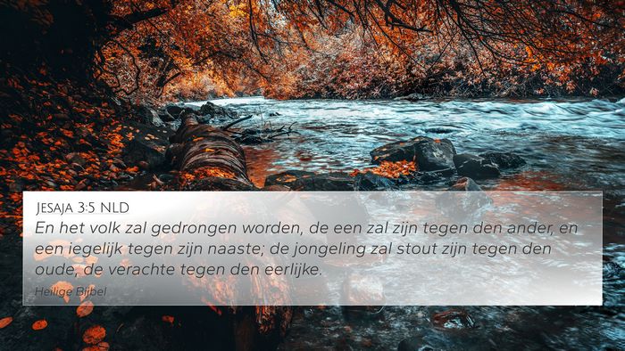 Jesaja 3:5 NLD Bible Verse Image