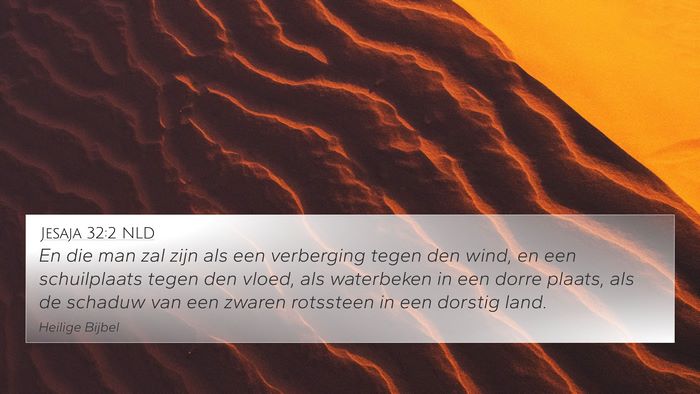 Jesaja 32:2 NLD Bible Verse Image