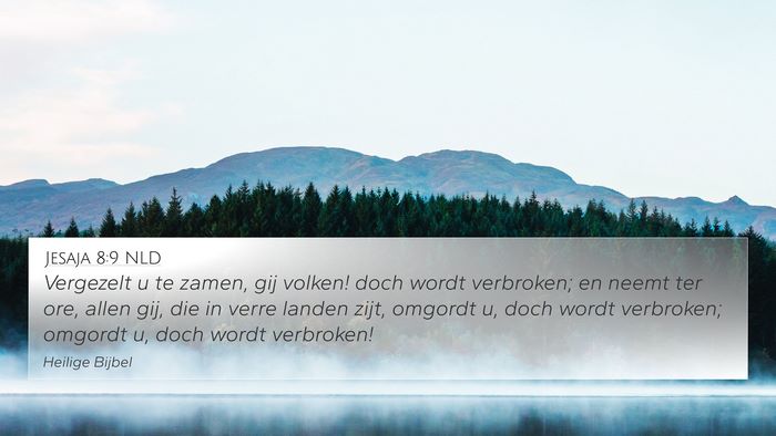 Jesaja 8:9 NLD Bible Verse Image